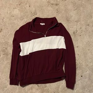 Garage half zip pullover